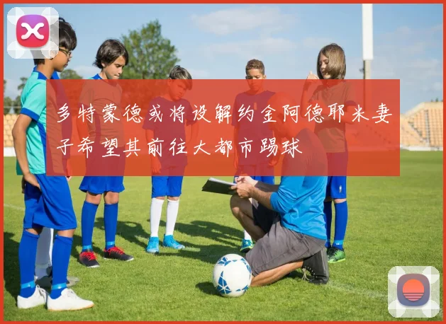 多特蒙德或将设解约金阿德耶米妻子希望其前往大都市踢球